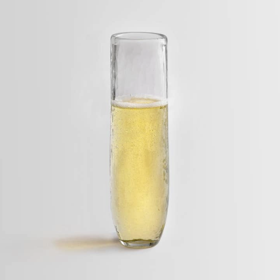 Pebbled Stemless Flutes