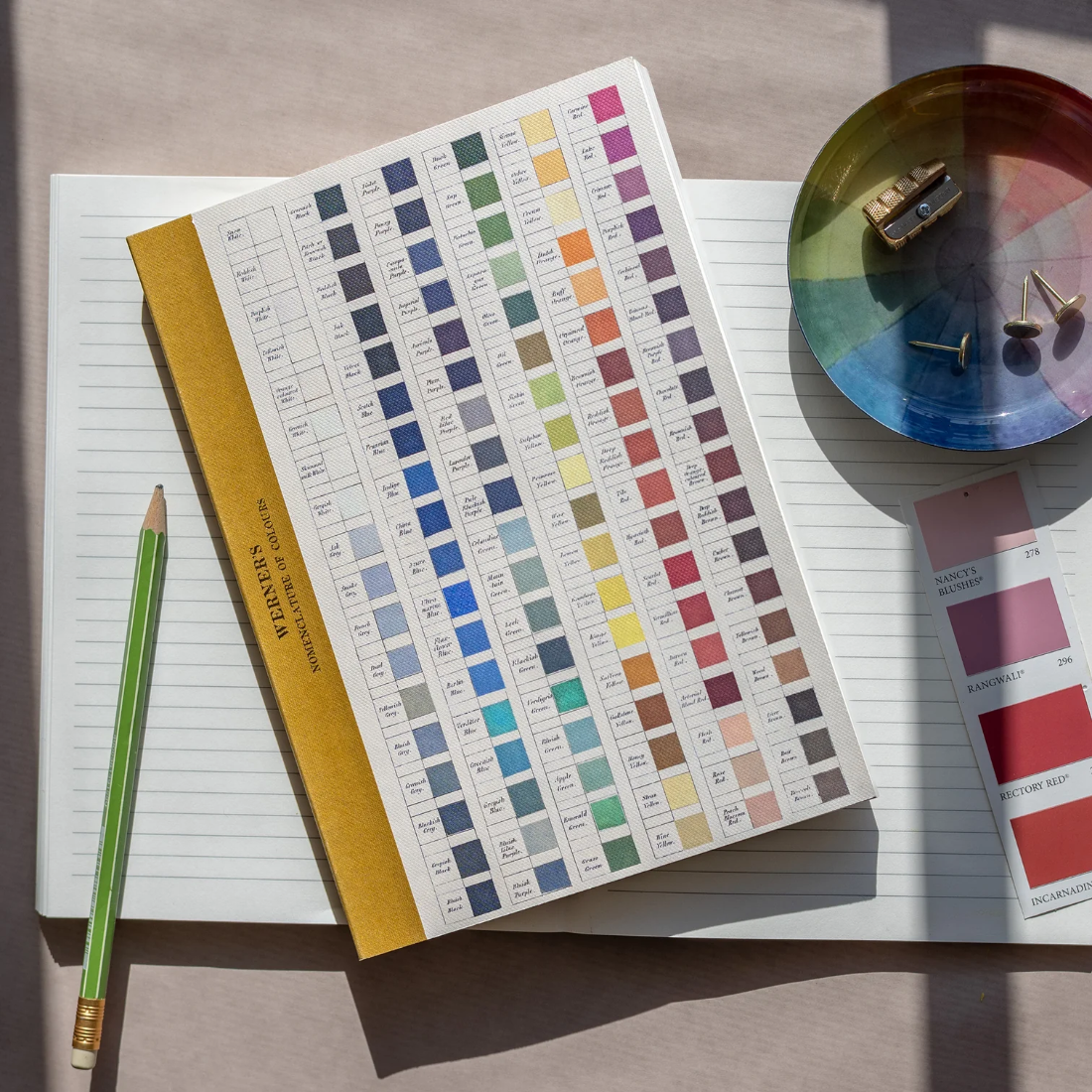 Lay Flat Journal Nomenclature of Colours