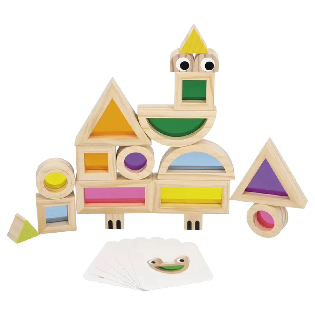 Sensory Translucent Stacking Blocks