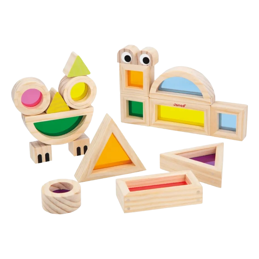 Sensory Translucent Stacking Blocks