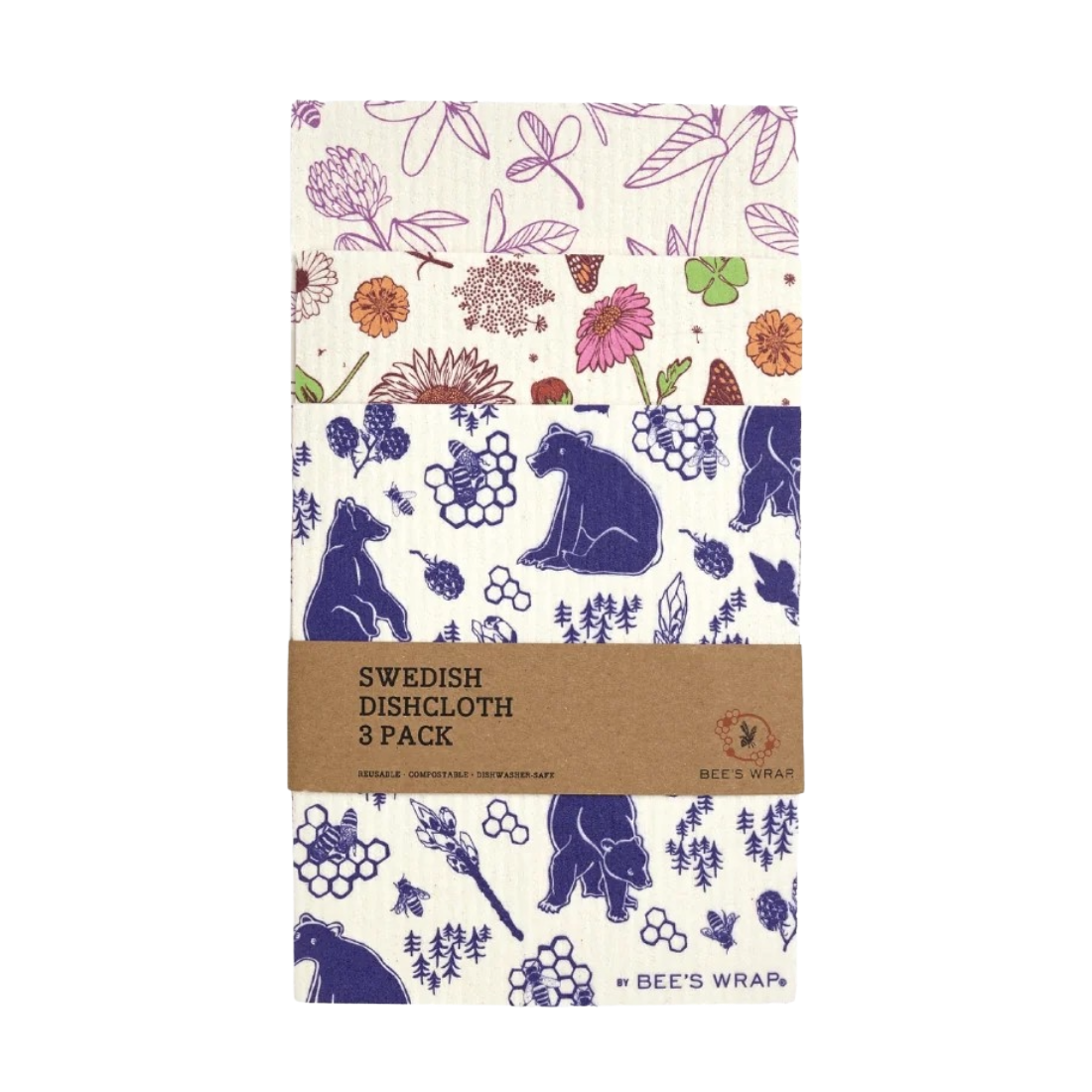 Swedish Dishcloth 3 Pack