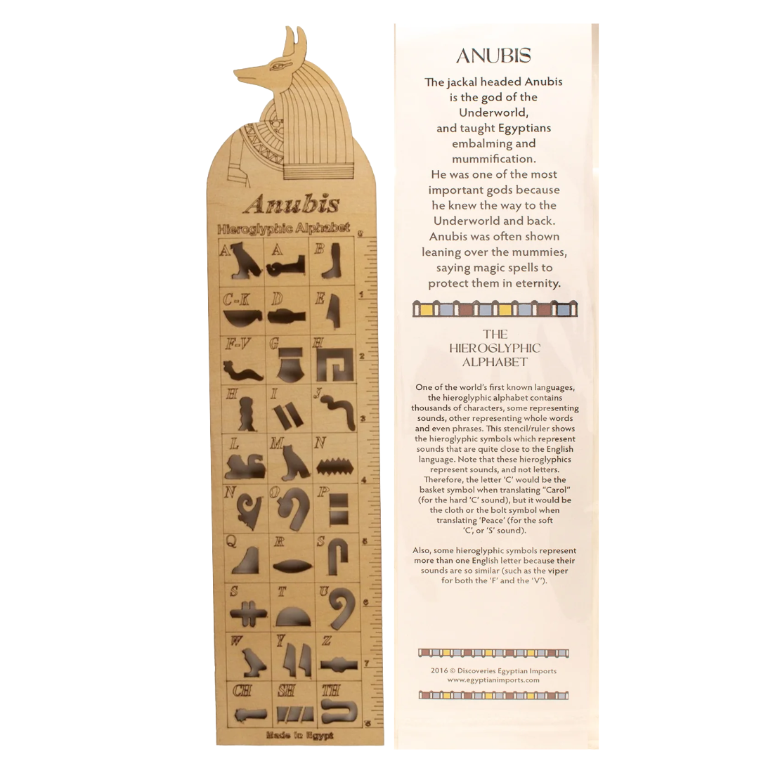 Anubis Hieroglyphic Ruler