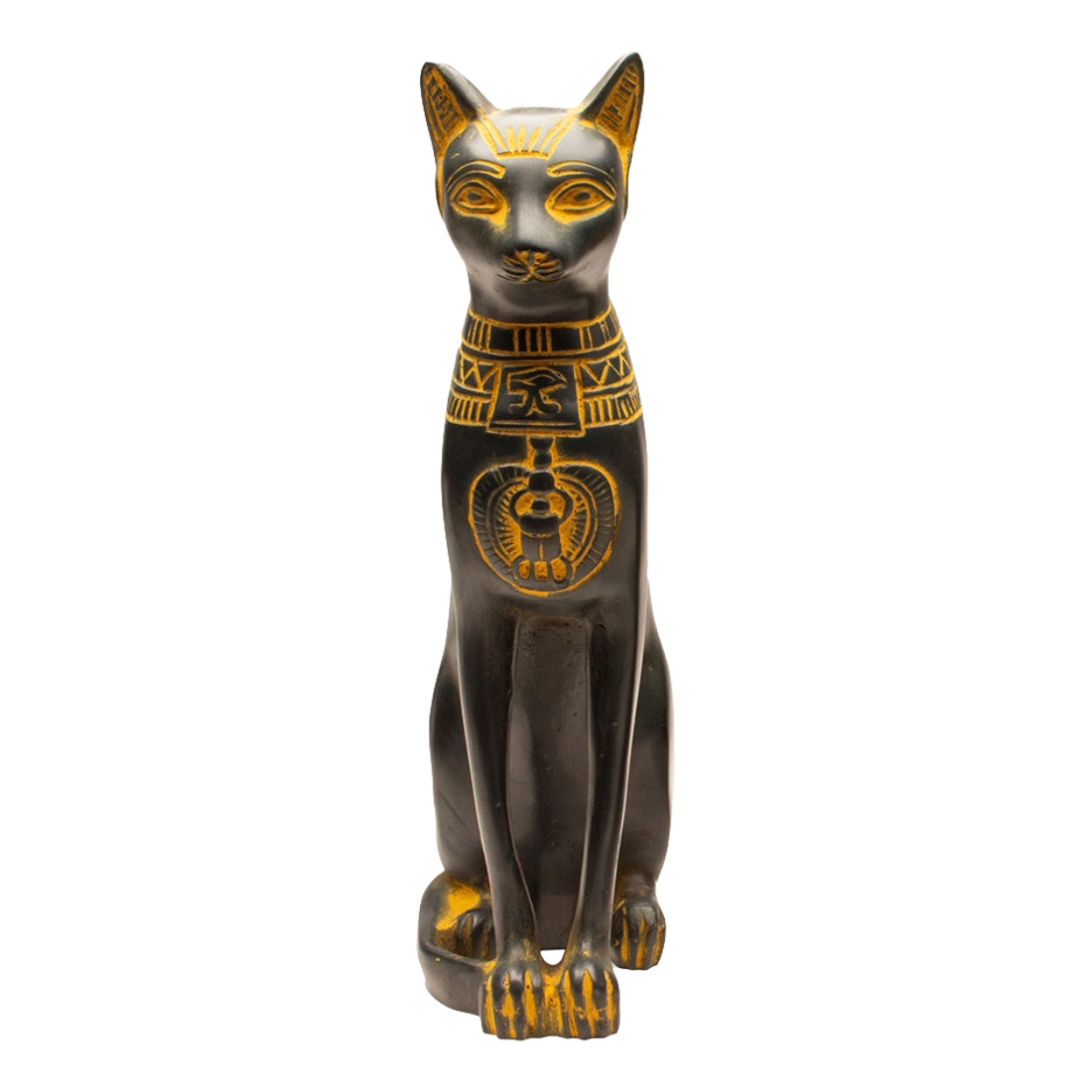 Bastet Cat Antique Gold Small