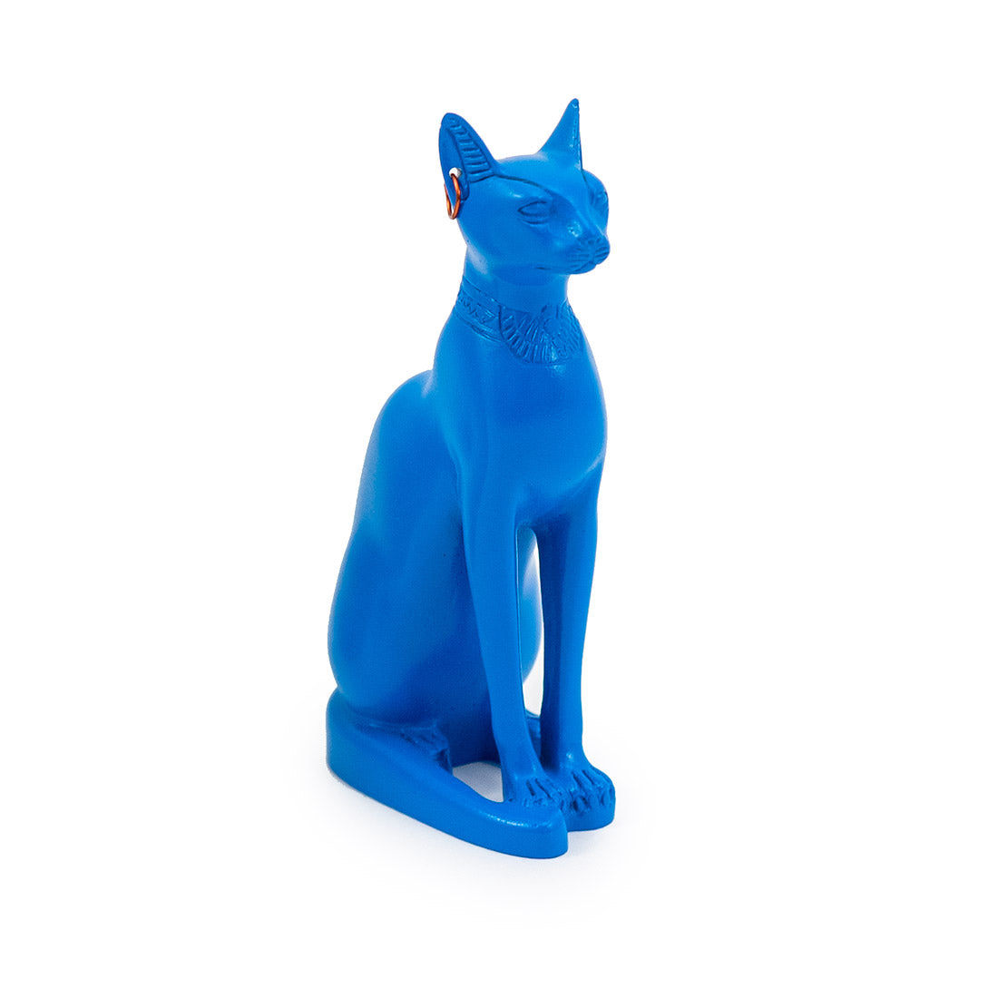 Blue Bastet Statuette