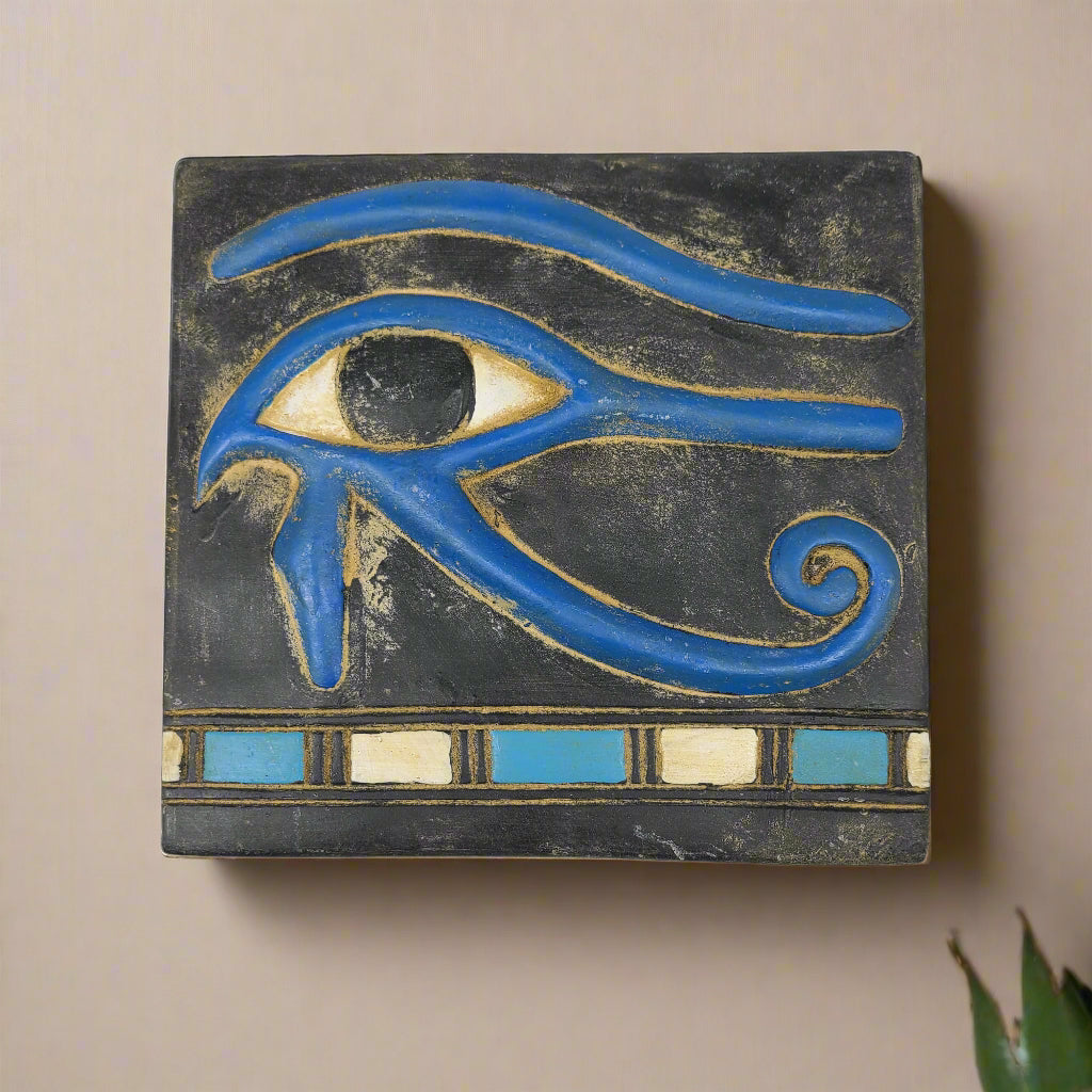 Colorful Egyptian Eye Plaque