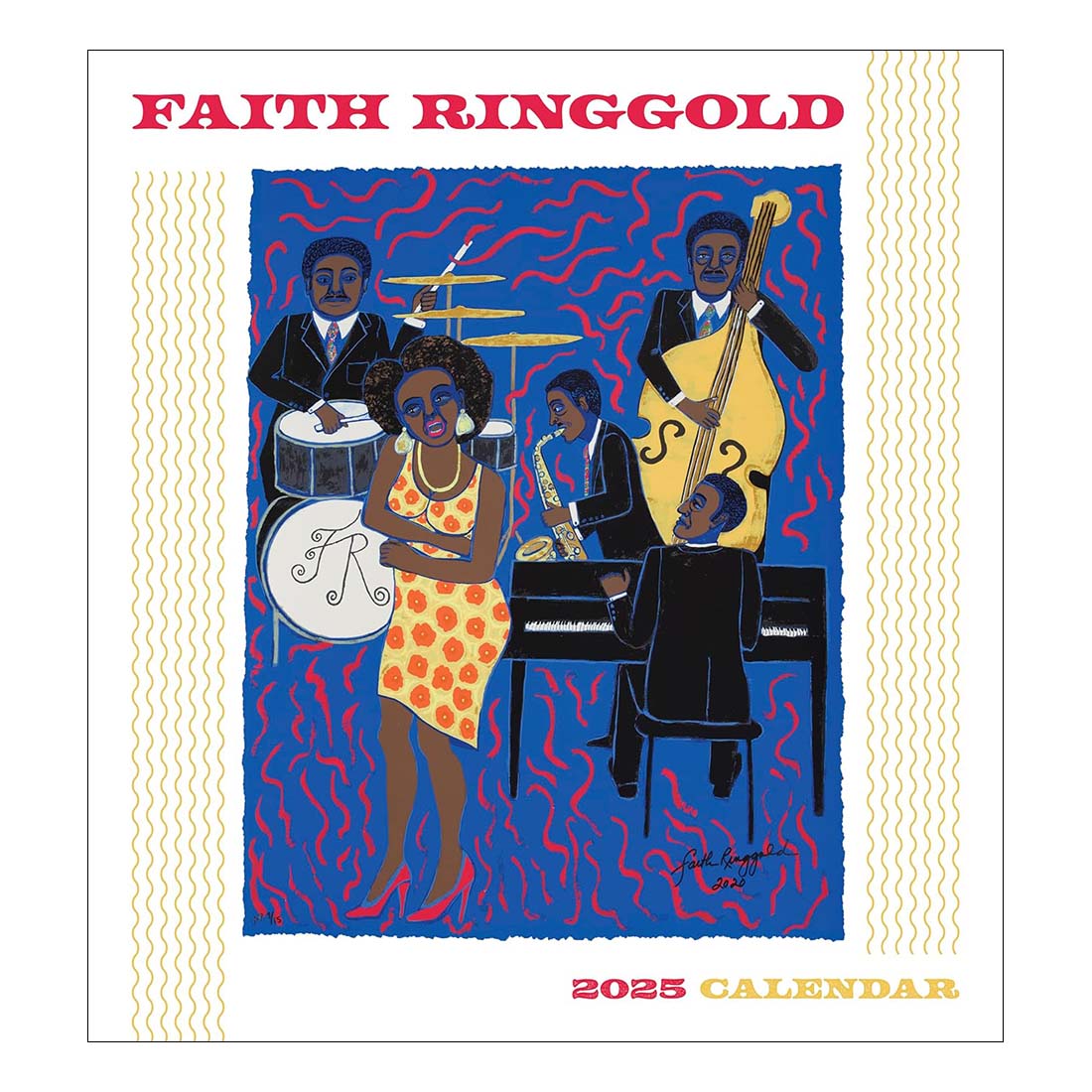 Faith Ringgold 2025 Wall Calendar