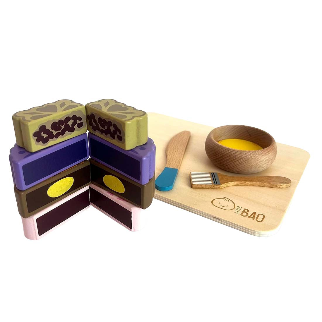 Wooden Mooncake Toy Set
