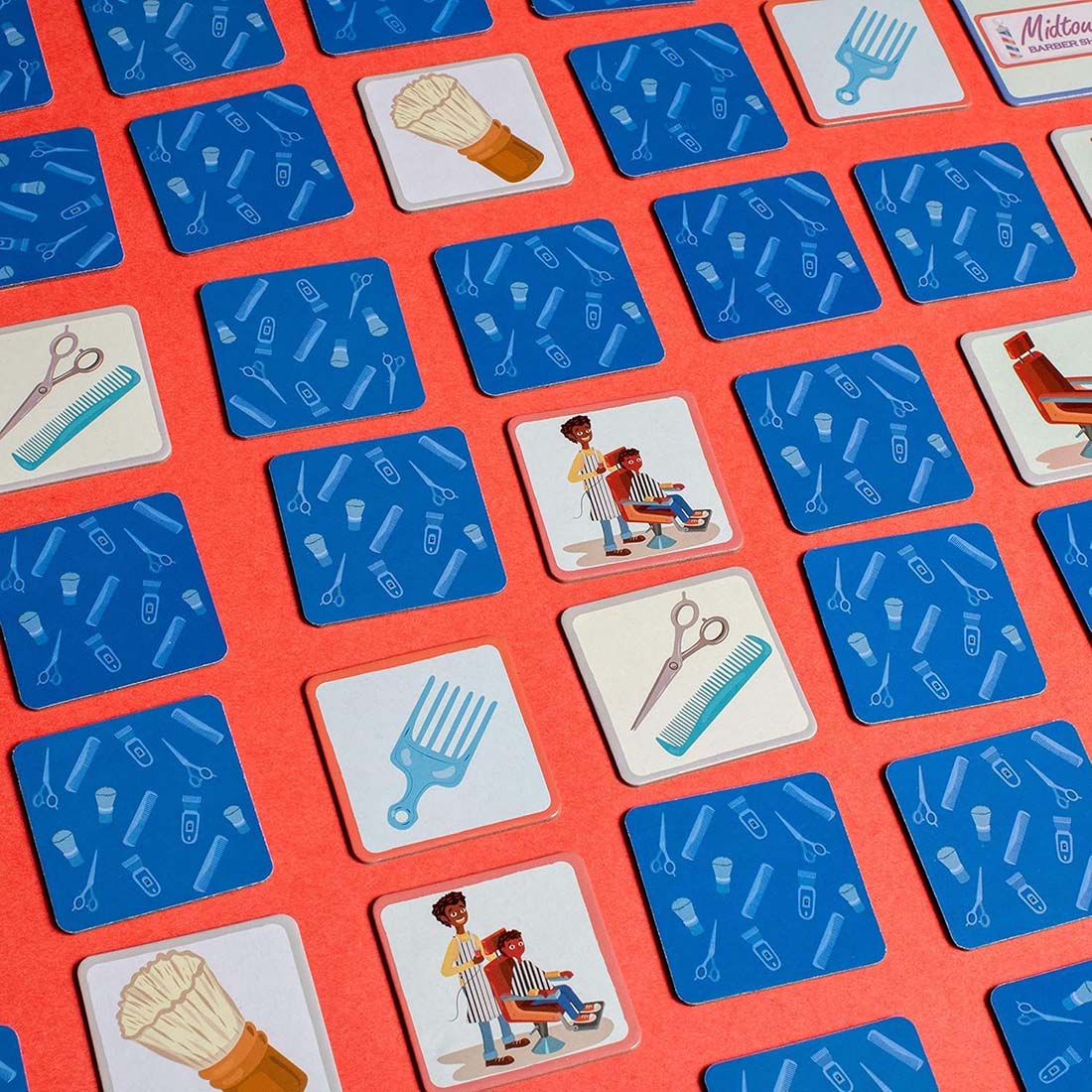 A Day at The Barbershop Memory Game
