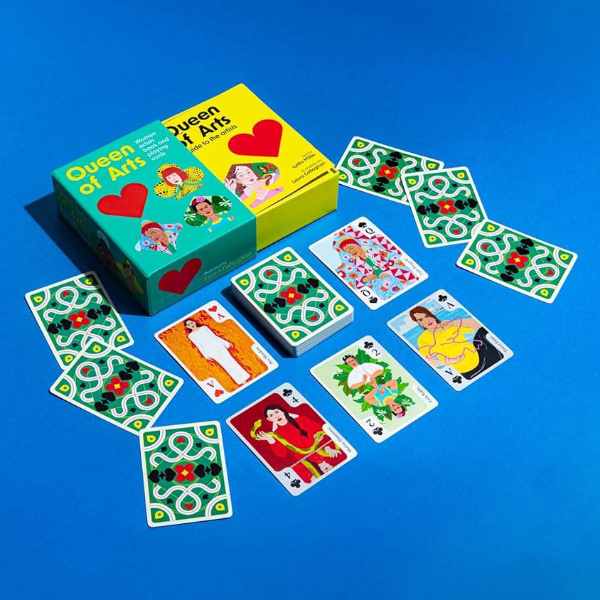 Queen of Arts: Women Artists Book and Playing Cards