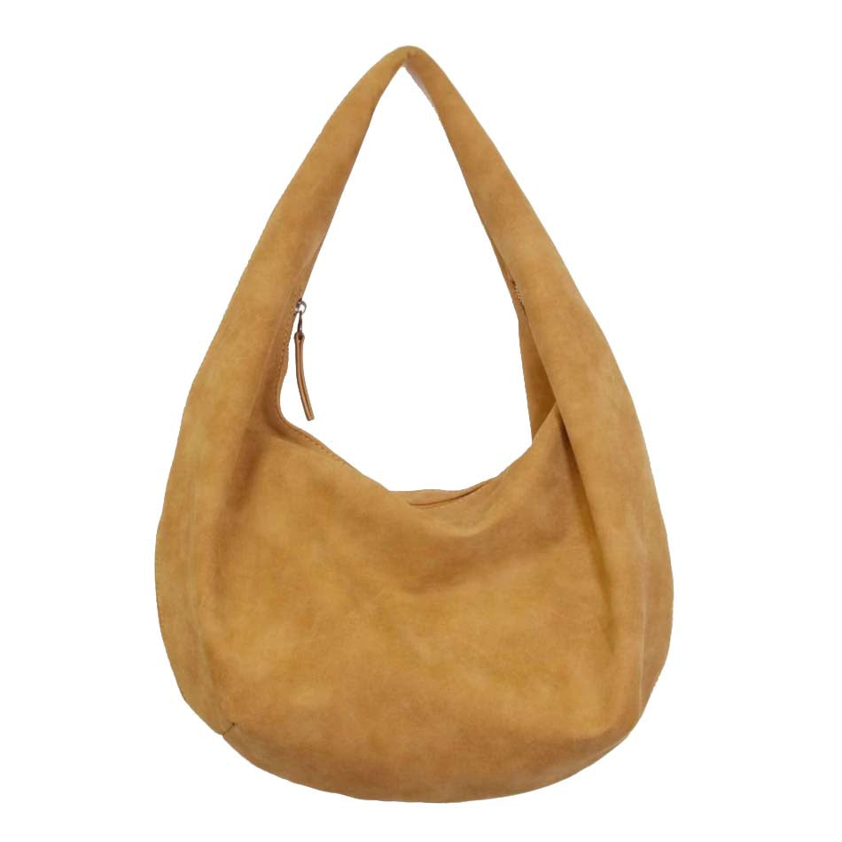 Peanut Bianca Soft Crescent Bag