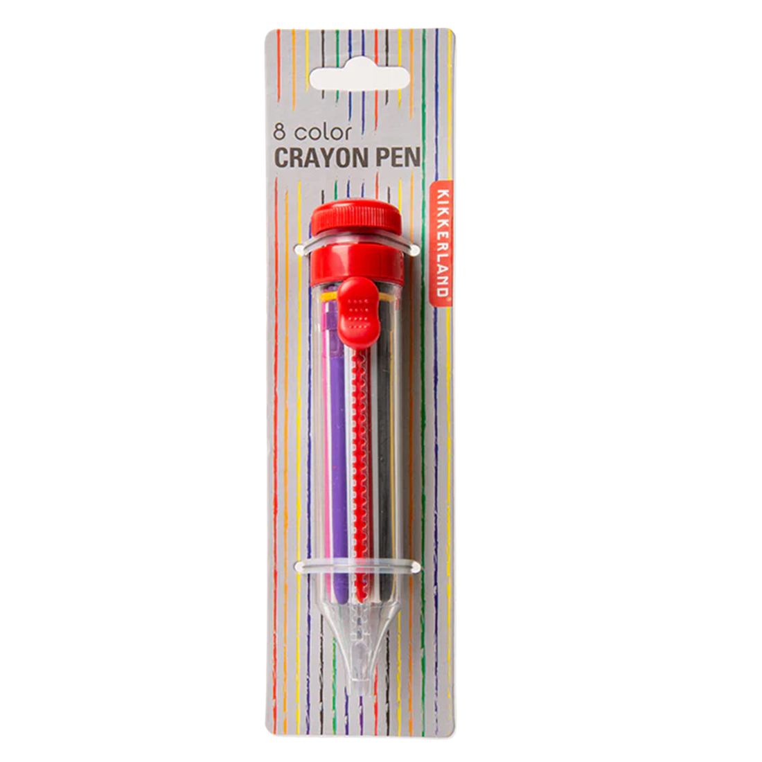 8 Color Crayon Pen