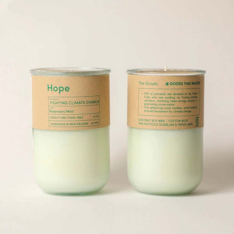 Rosemary &amp; Mint Hope Soy Wax Candle