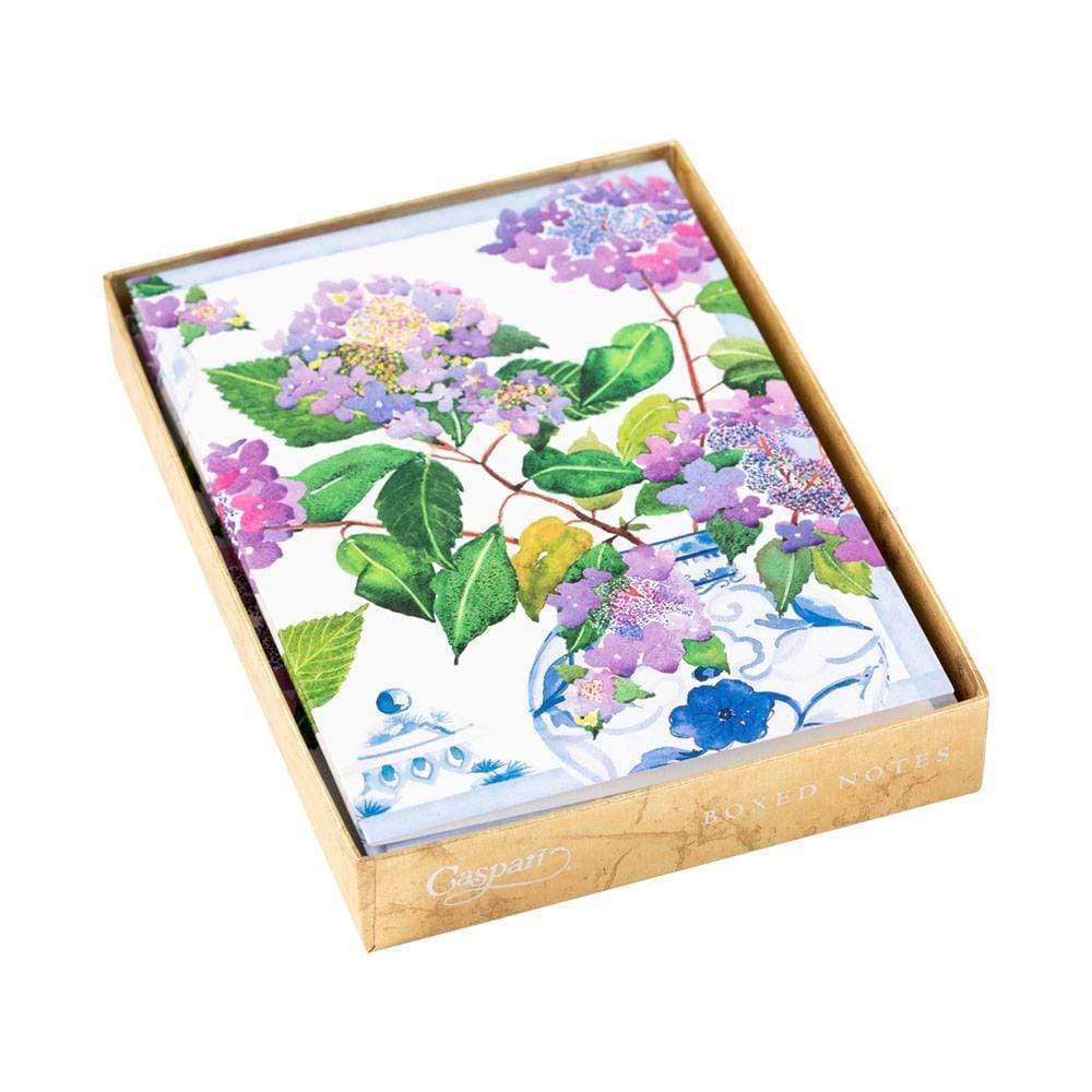 Hydrangeas and Porcelain Assorted Boxed Note Cards