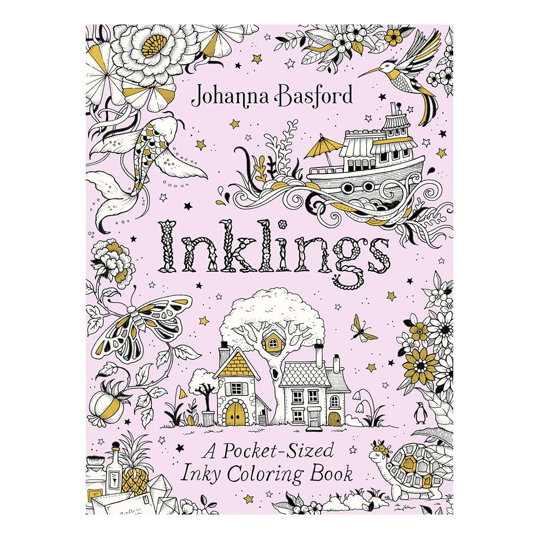 Inklings: Pocket-Sized Inky Coloring Book