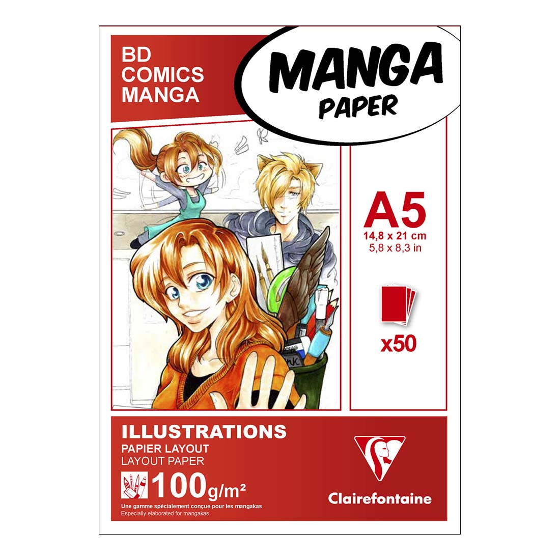 A5 Manga Illustration Pad