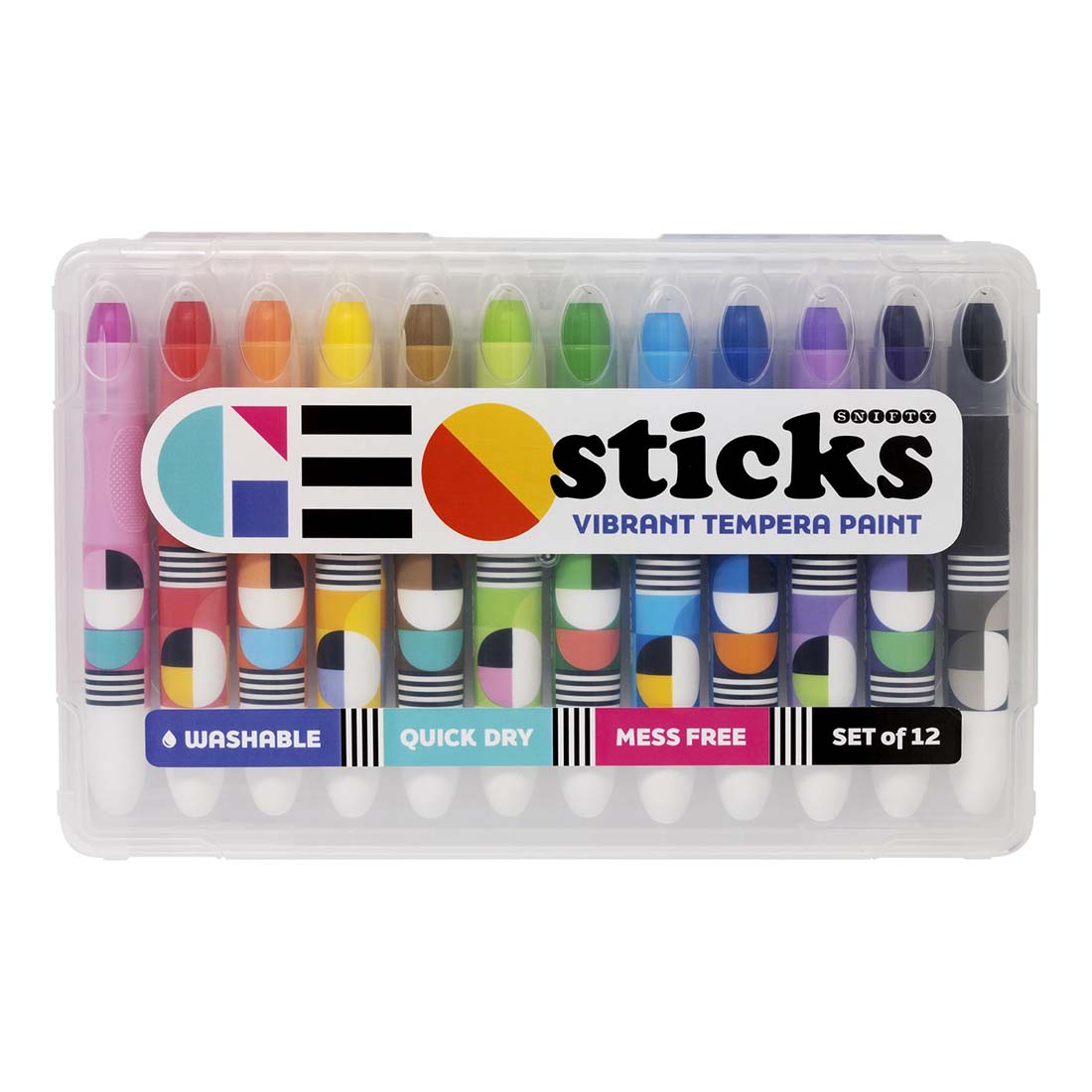 Geo Sticks Vibrant Tempera Paint Sticks