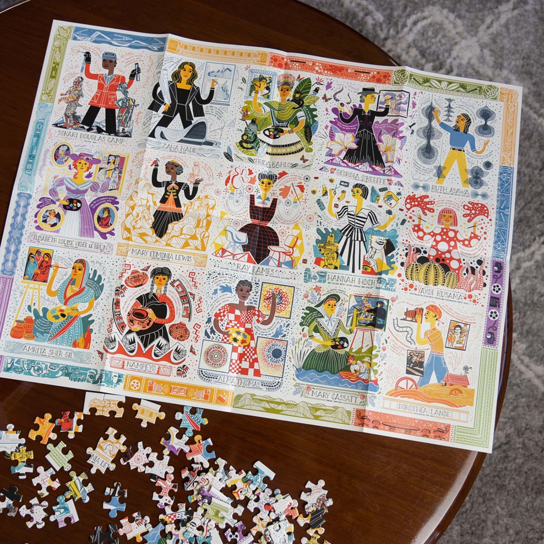 Women in Art Puzzle: Fearless Creatives Who Inspired the World 500-Piece Jigsaw Puzzle