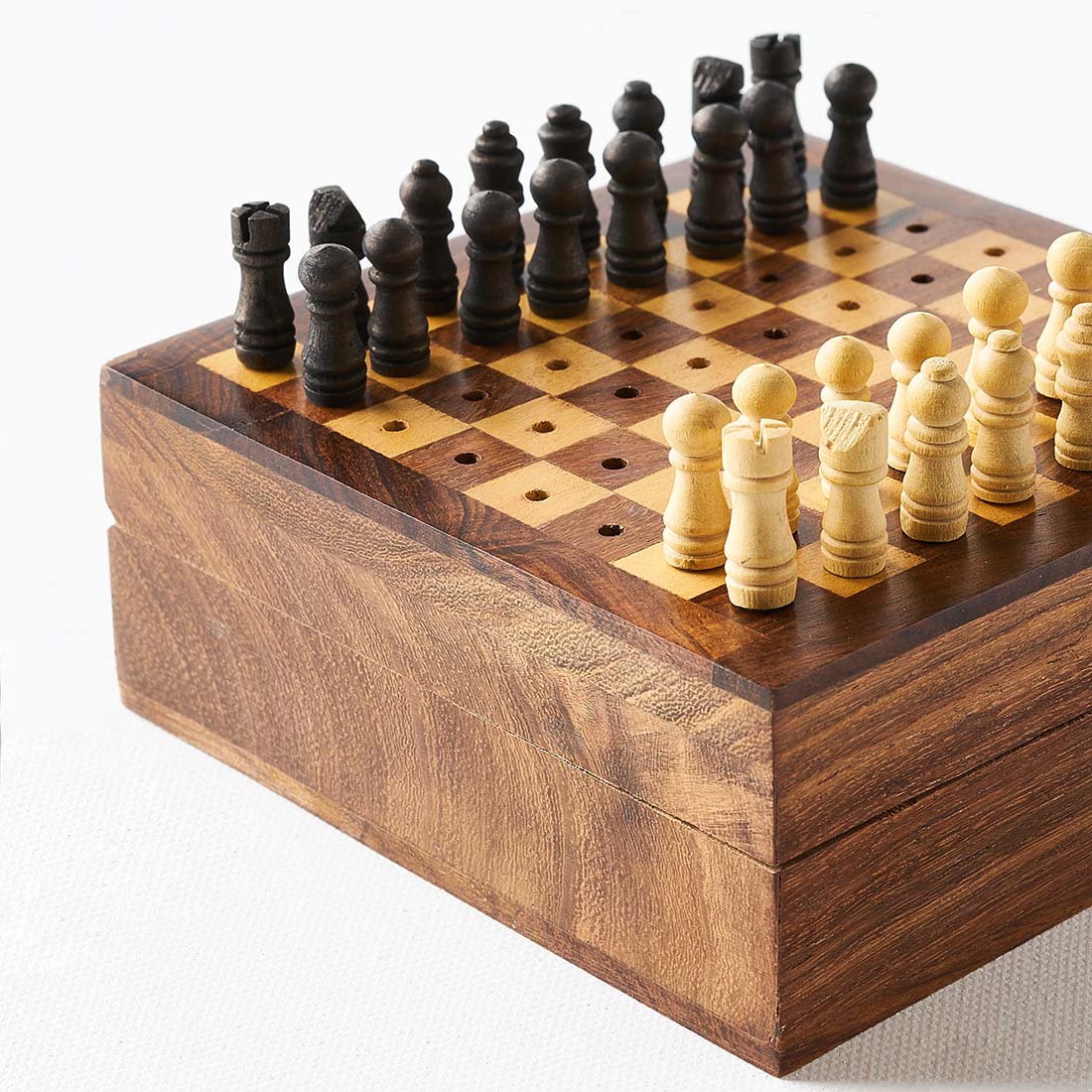 Mini Travel Chess &amp; Checkers Game