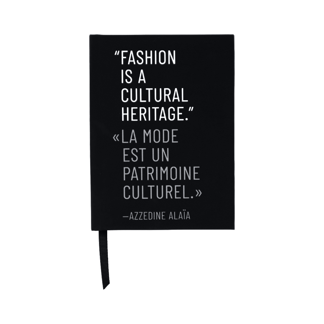 Black Azzedine Alaia exhibition journal
