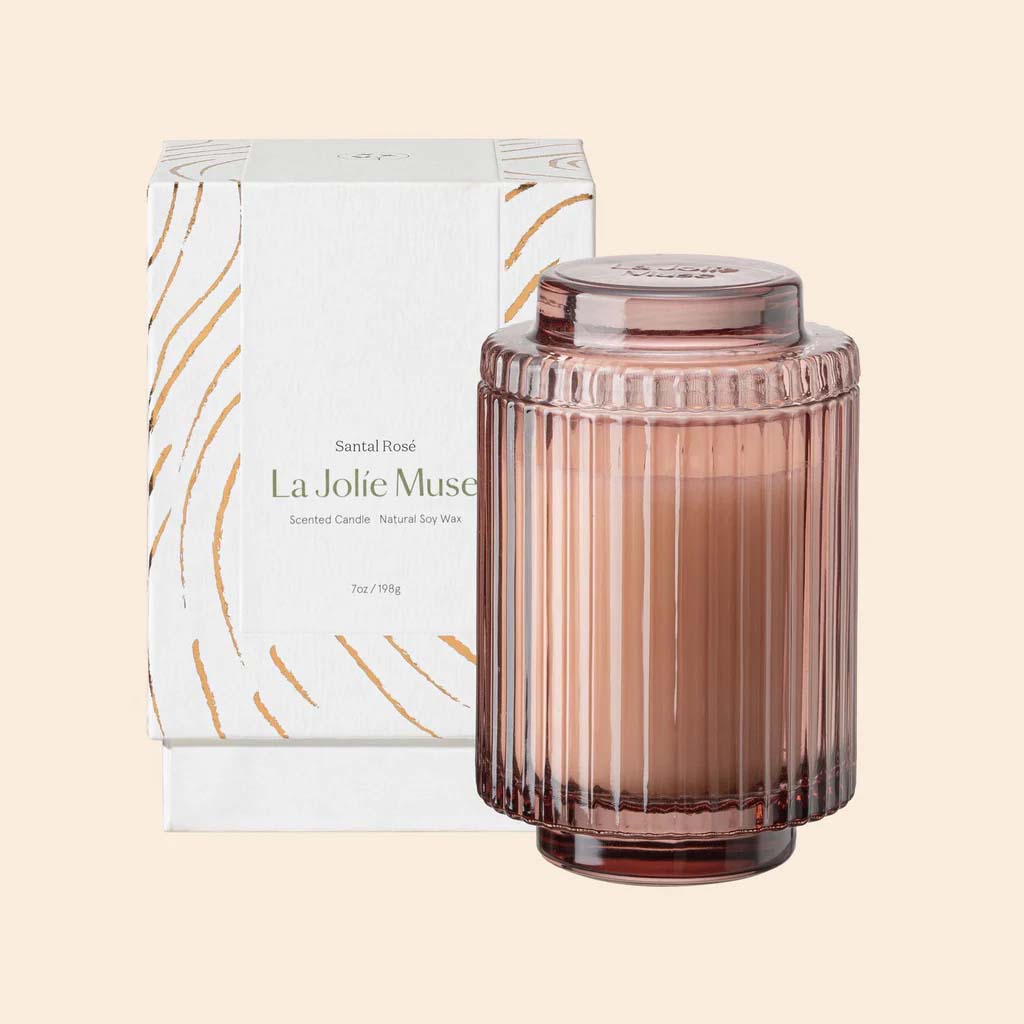 Amélie Santal Rose Candle de Young Legion of Honor Museum Stores