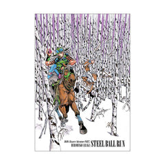 JoJo Part 7 Steel Ball Run Postcard - de Young & Legion of Honor