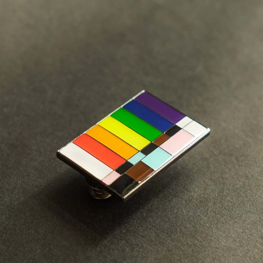 Bars and Tone Pride Enamel Pin