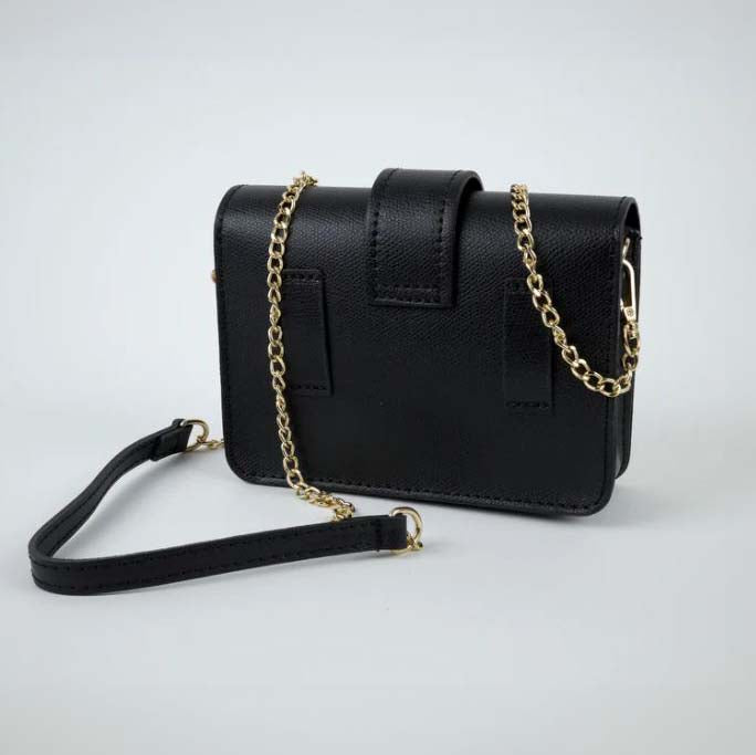 Black Bari Italian Leather Bag