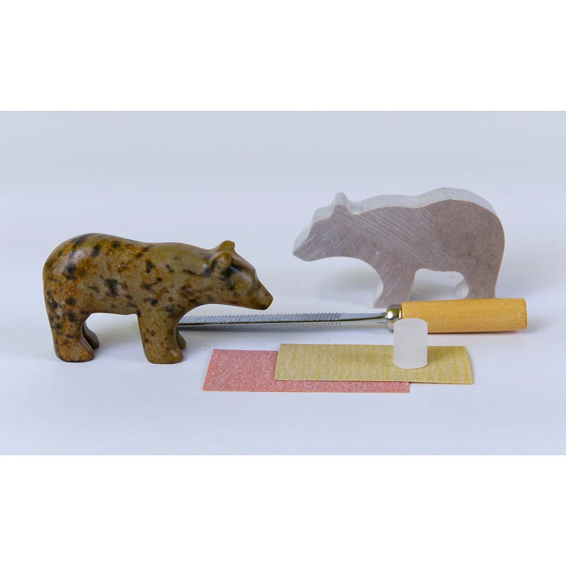 Wolf Soapstone Carving Kit