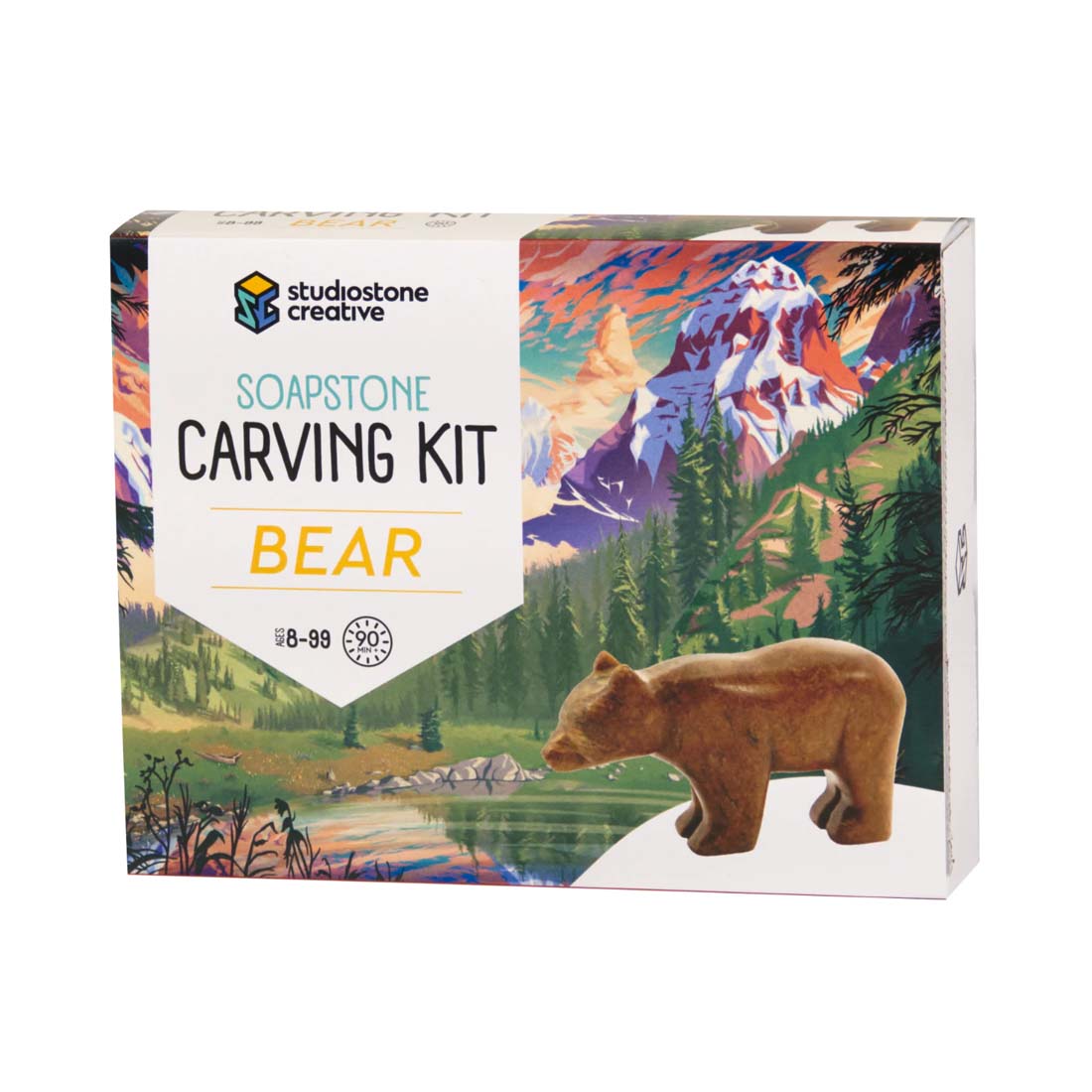 Bear Soapstone Carving Kit