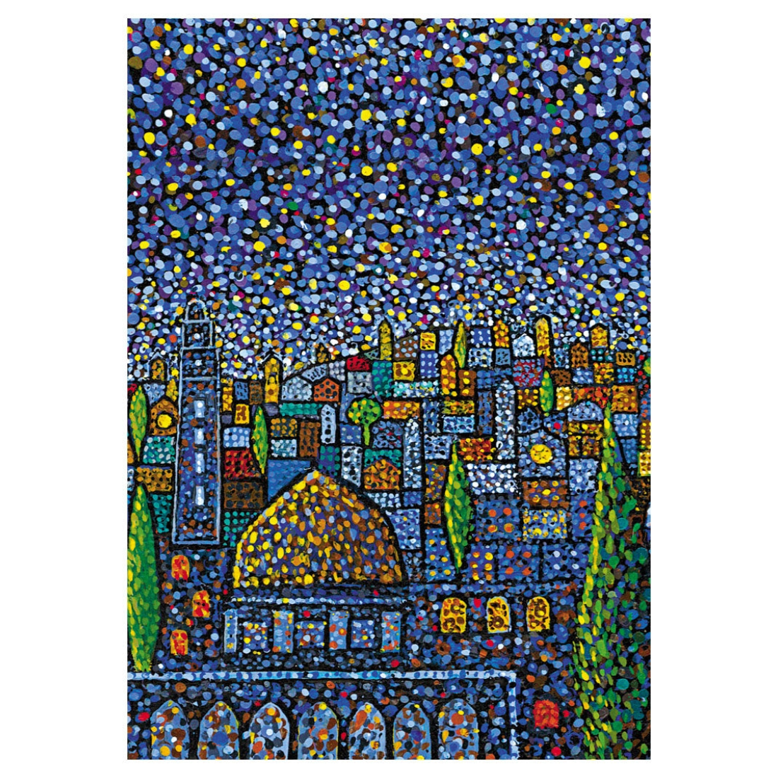 Blue City at Night Boxed Cards