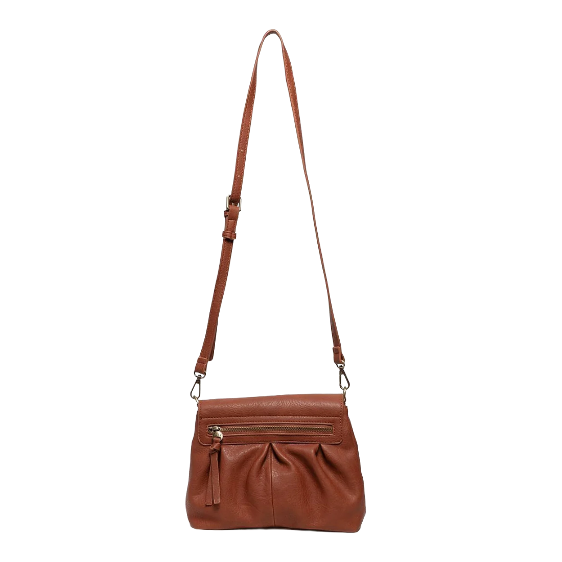 Adrienne Pleated Flap Crossbody