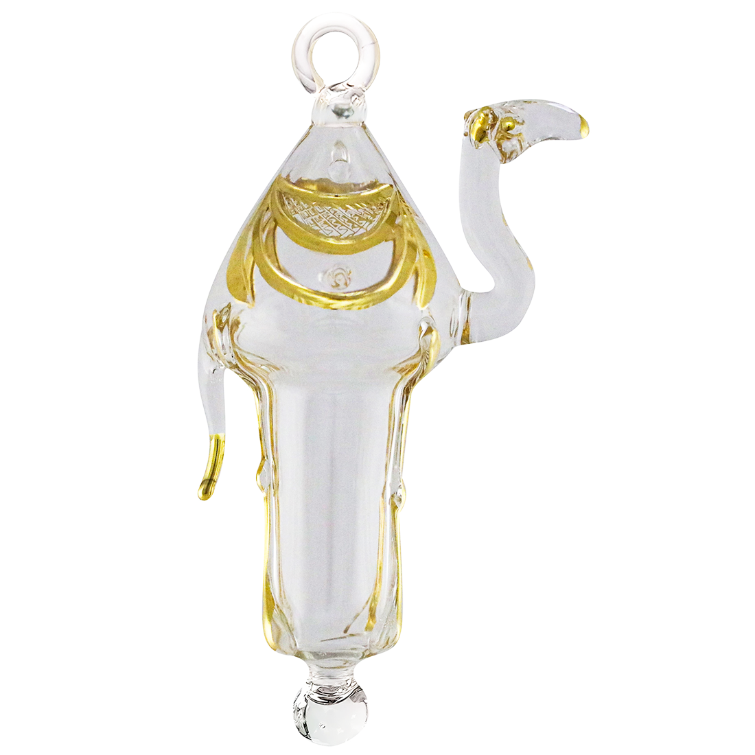 Camel Egyptian Glass Ornament