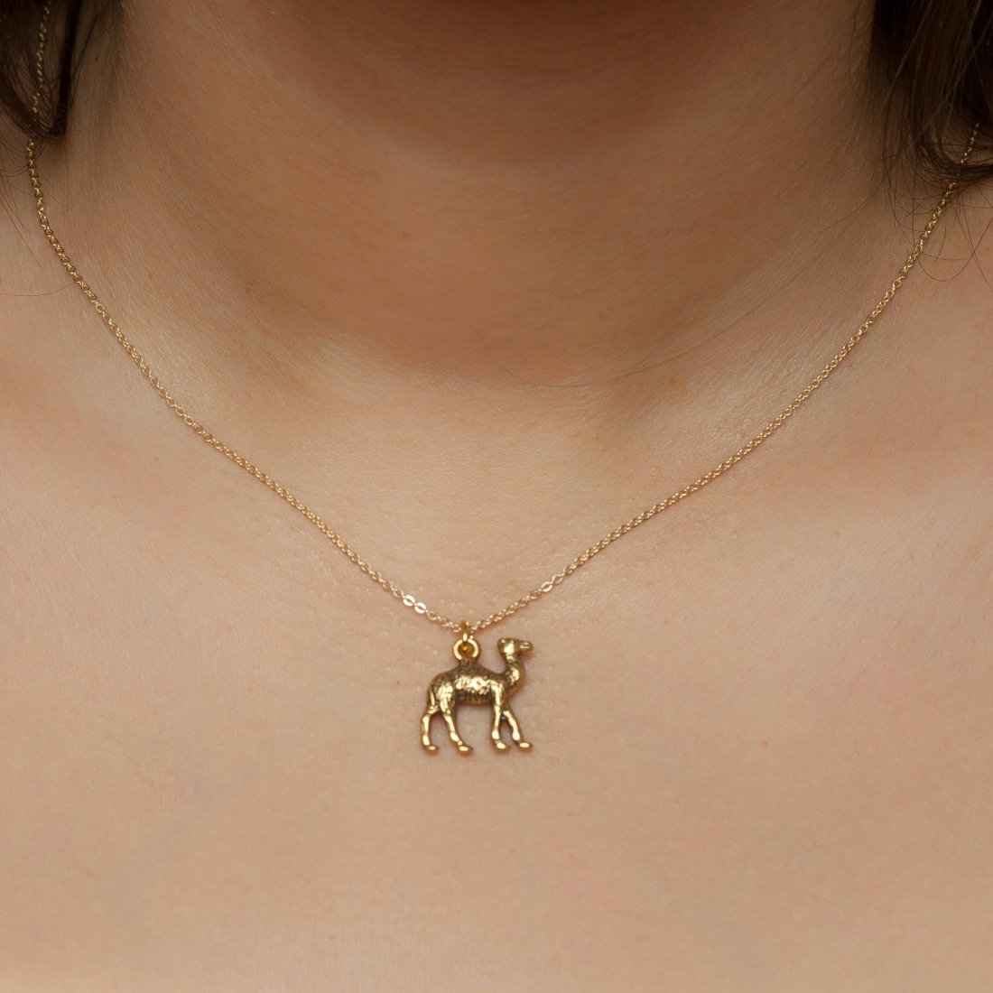 Egyptian Camel Antique Gold Pendant