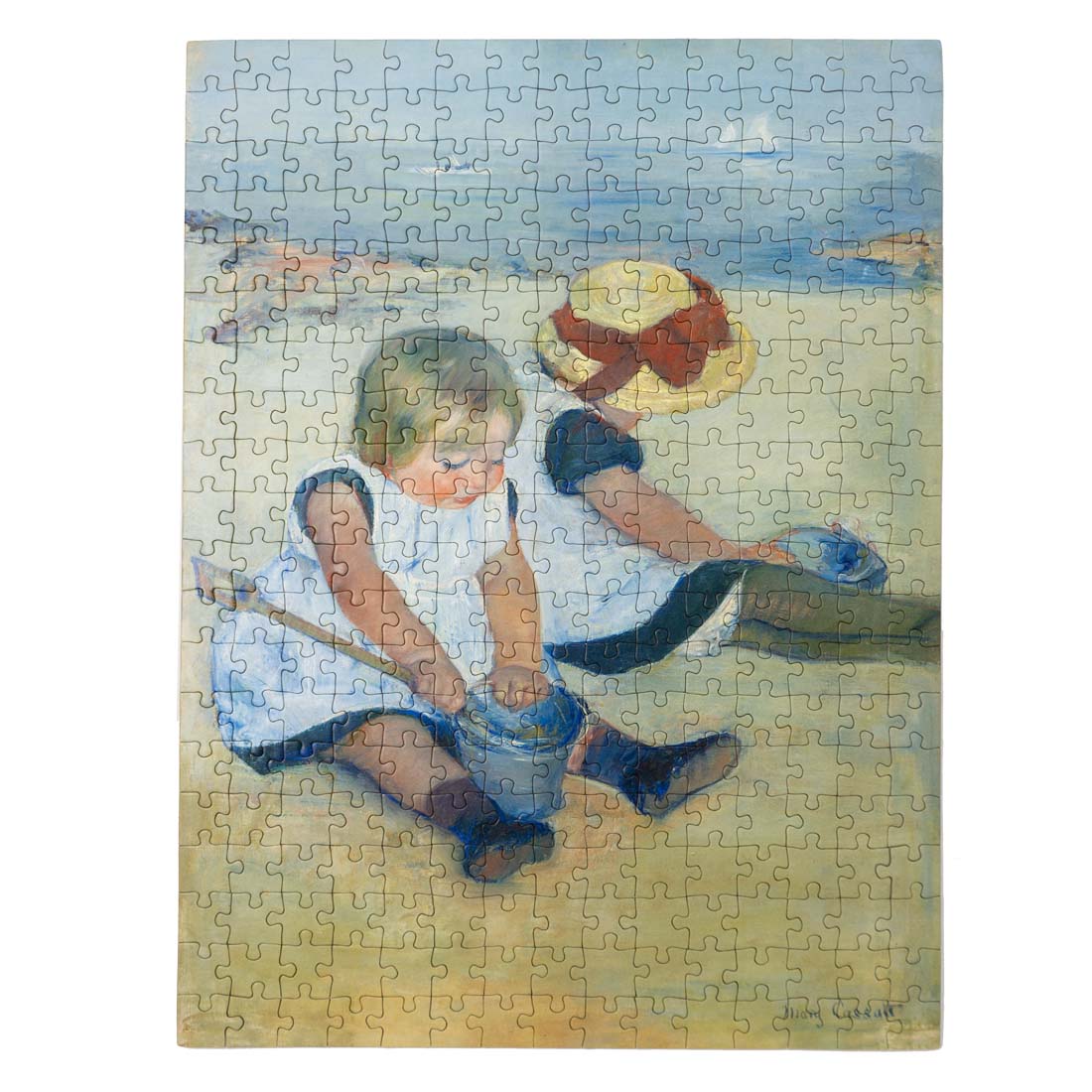 Mary Cassatt Children Playing at the Beach 300-Piece Puzzle