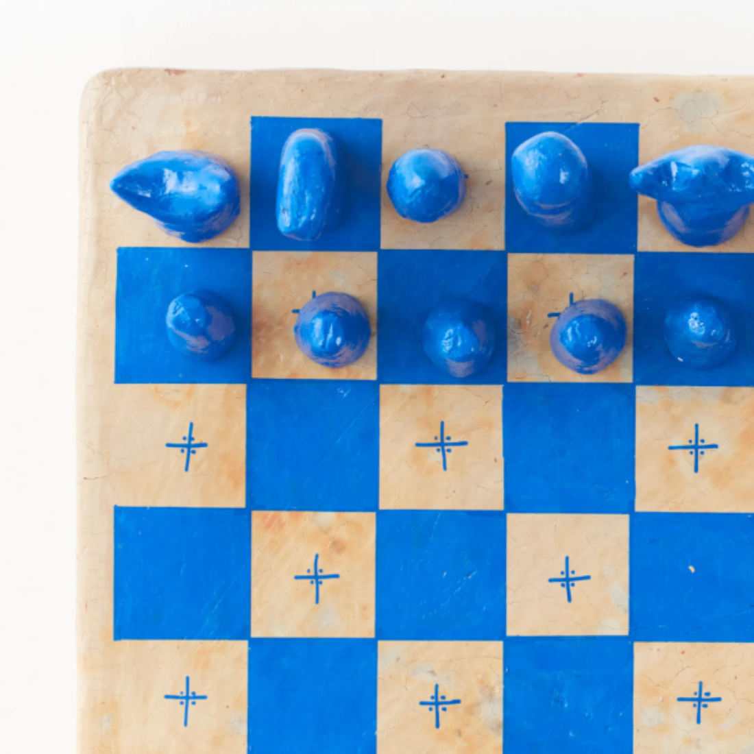 Blue Chess Set