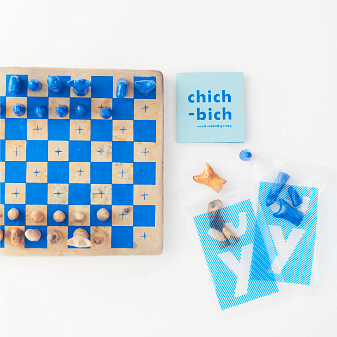 Blue Chess Set