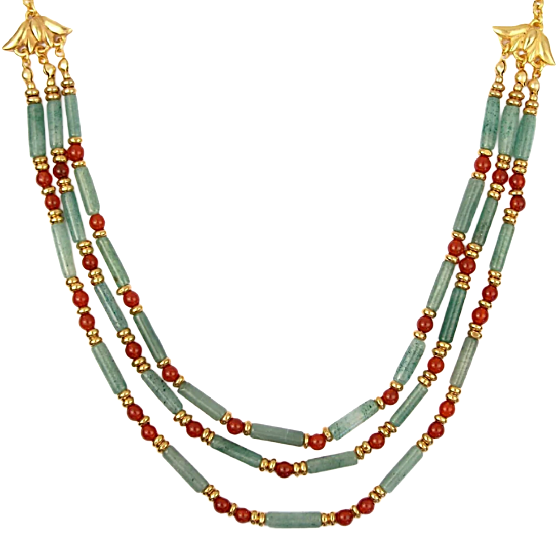 Cleopatra Aventurine Collar Necklace