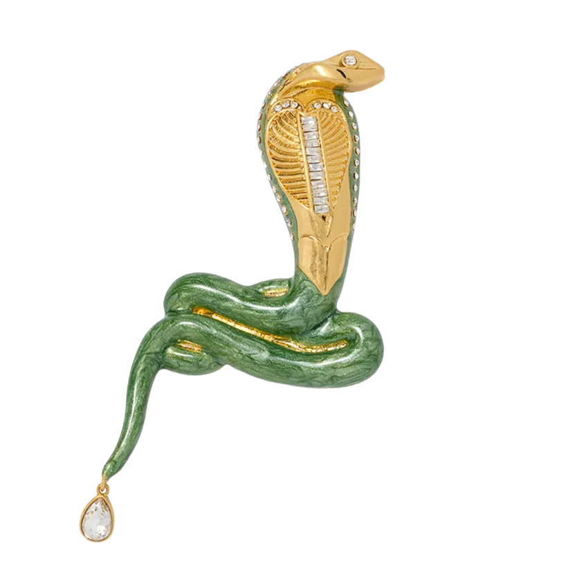 Egyptian Cobra Brooch