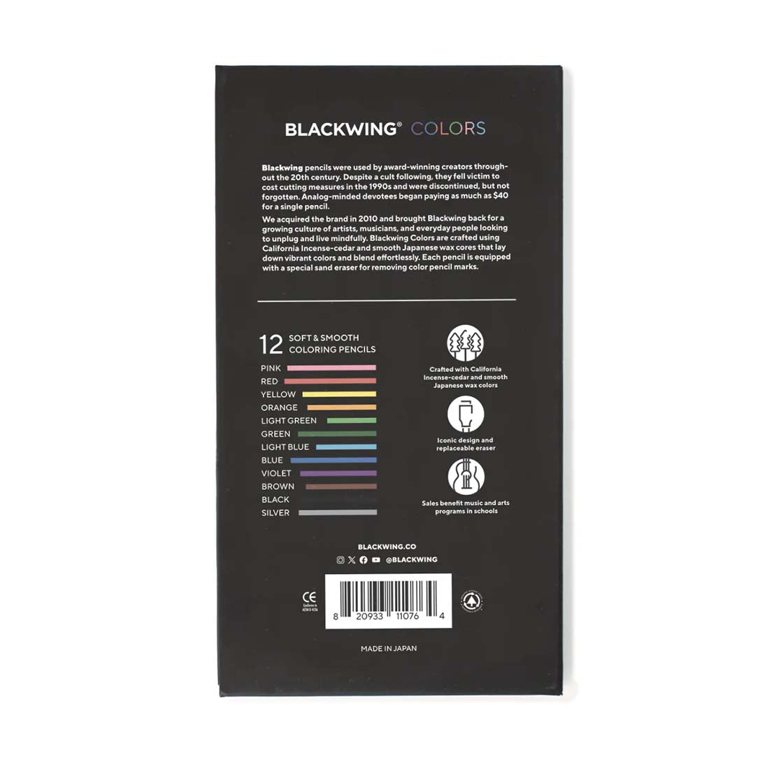Blackwing Colors Pencil Set