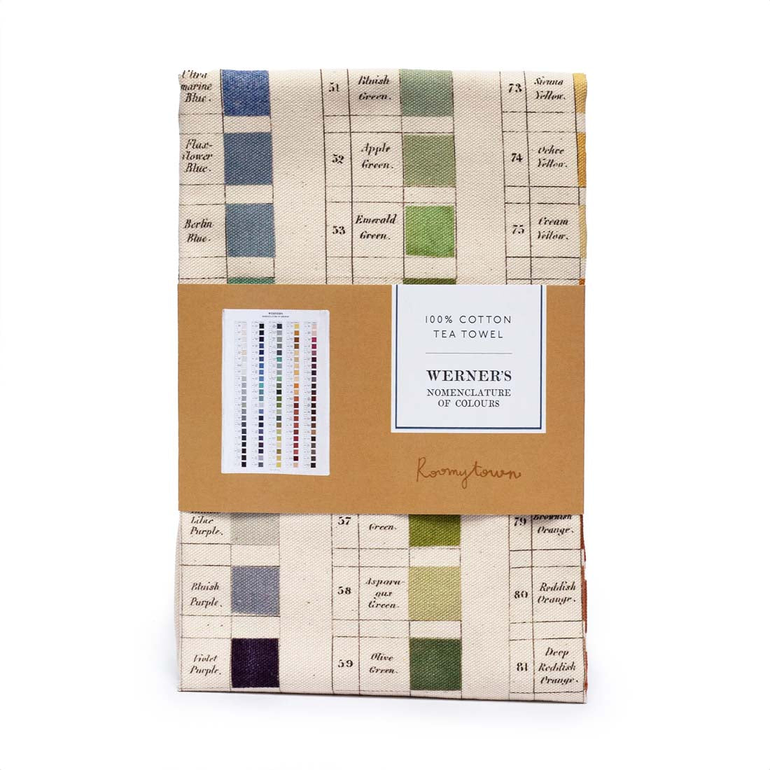 Werner&#39;s Nomenclature of Colours Tea Towel