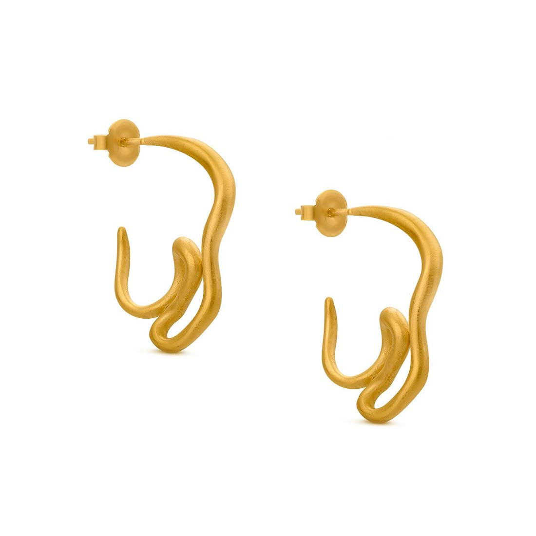 Dali Swirl Demi Hoops