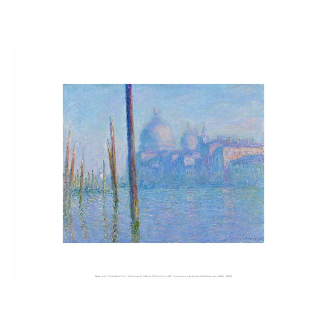 Monet Grand Canal Print
