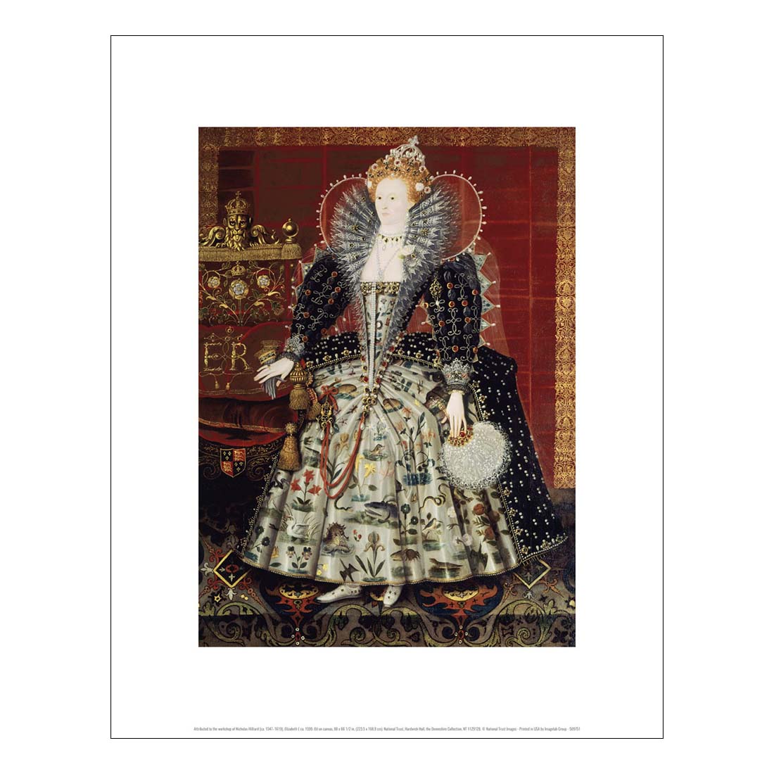 Nicholas Hilliard Elizabeth I Print