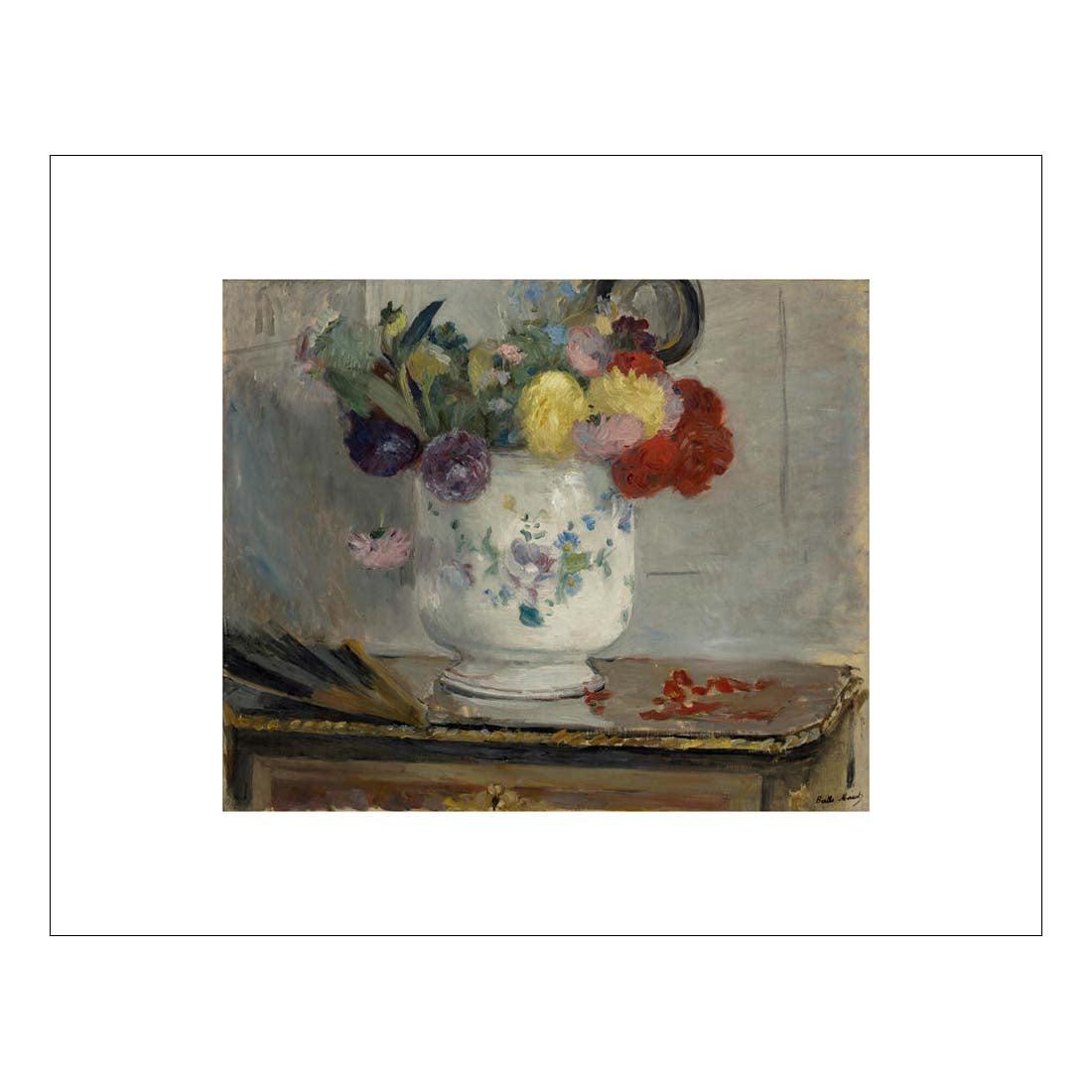 Morisot Dahlias Print