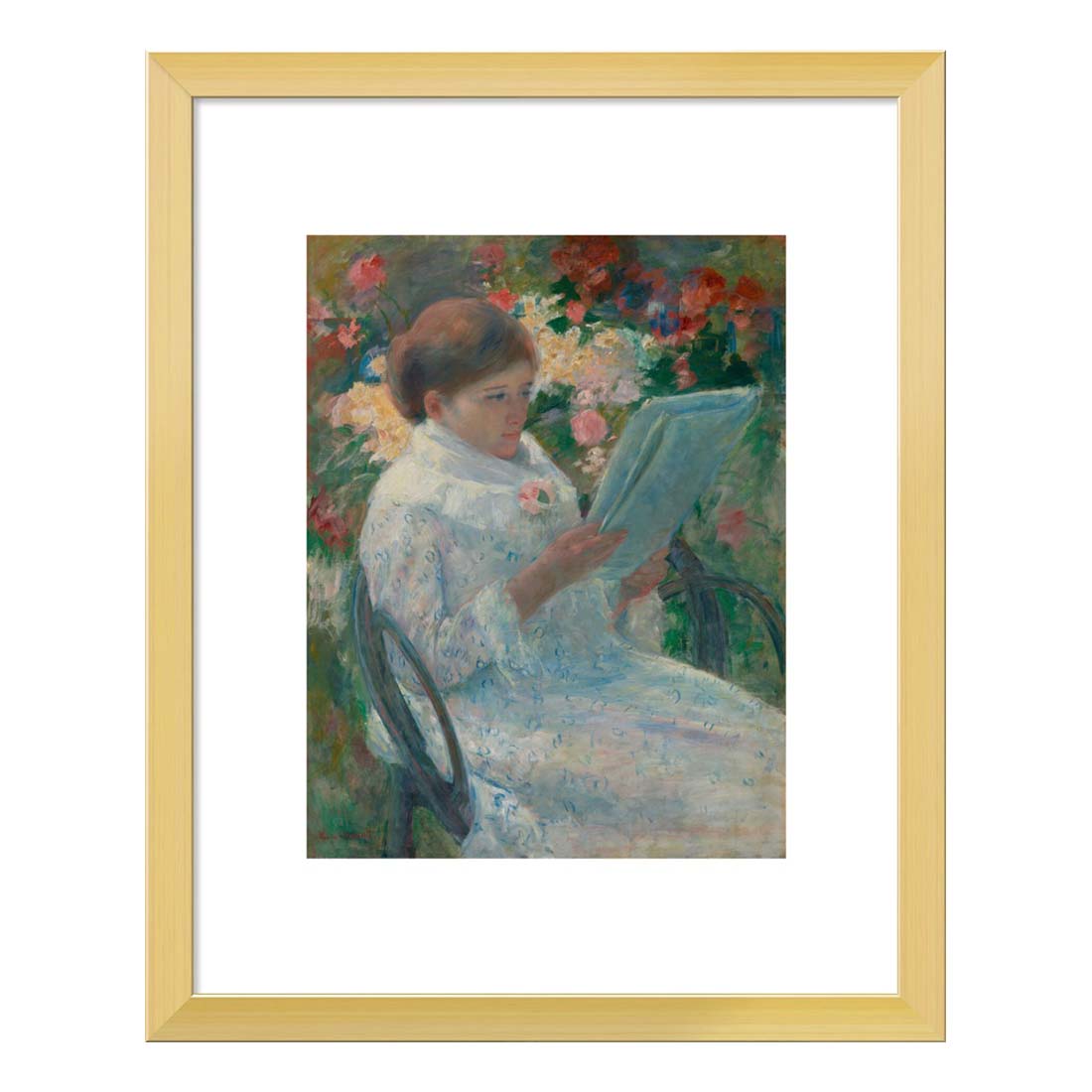 Mary Cassatt Children Playing at the Beach Framed Print