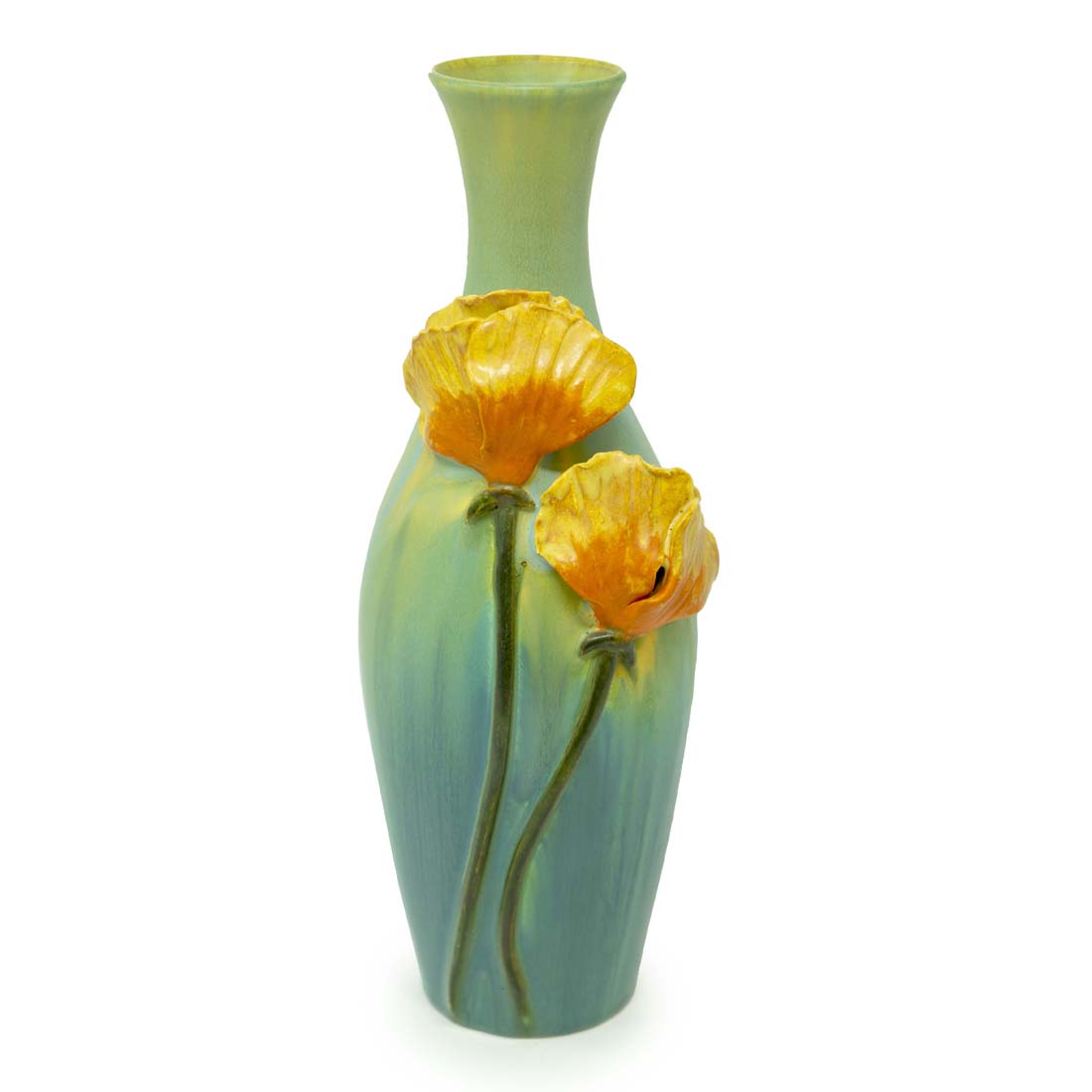 Pacific Poppies Bottle Vase