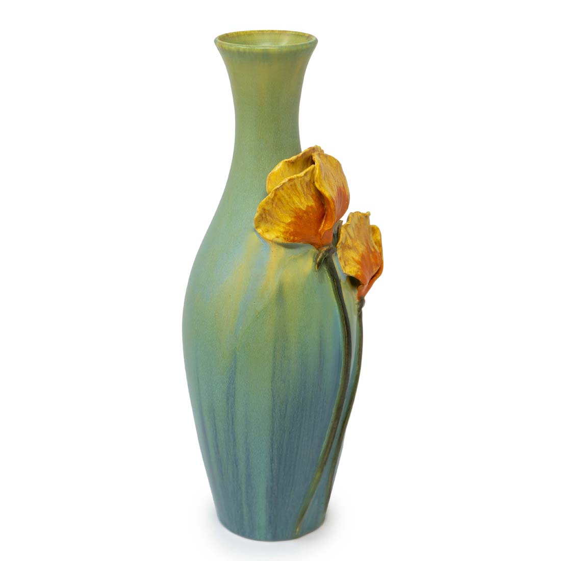 Pacific Poppies Bottle Vase