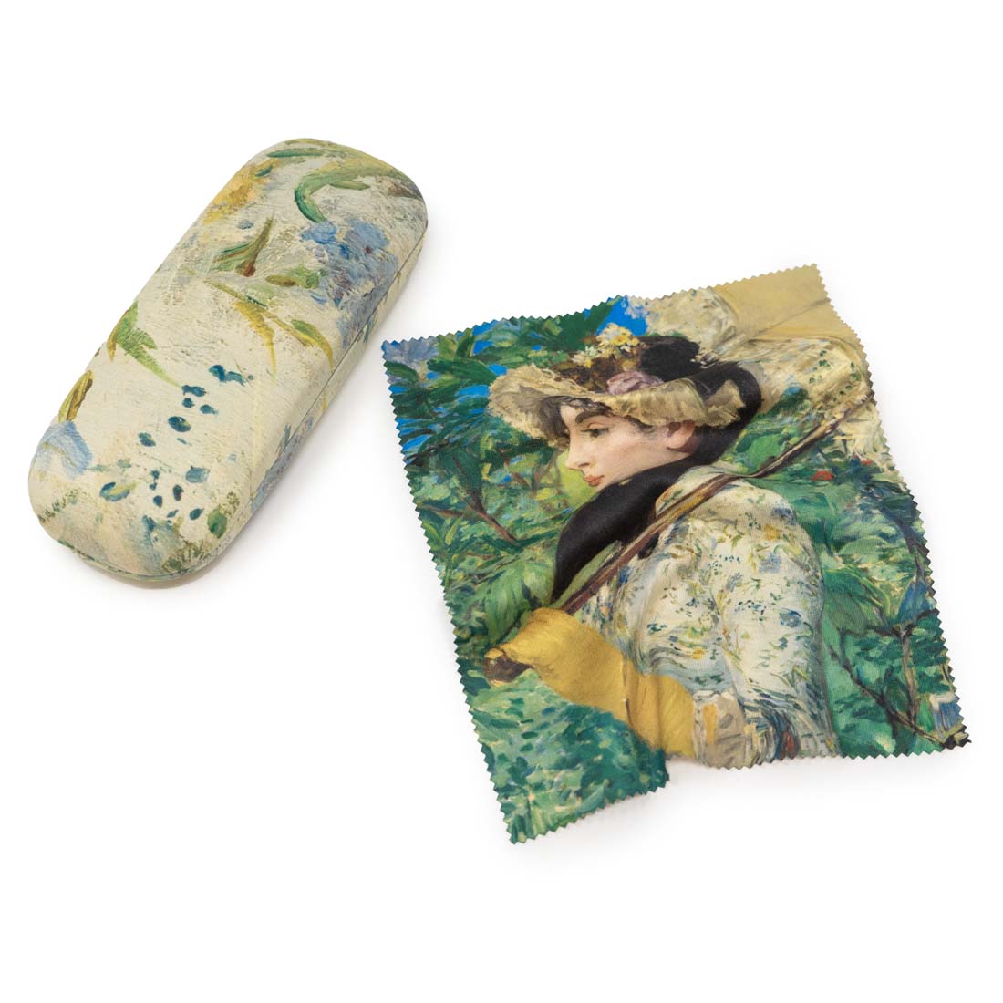 Manet Spring (Jeanne) Eyeglass Case and Lens Cloth