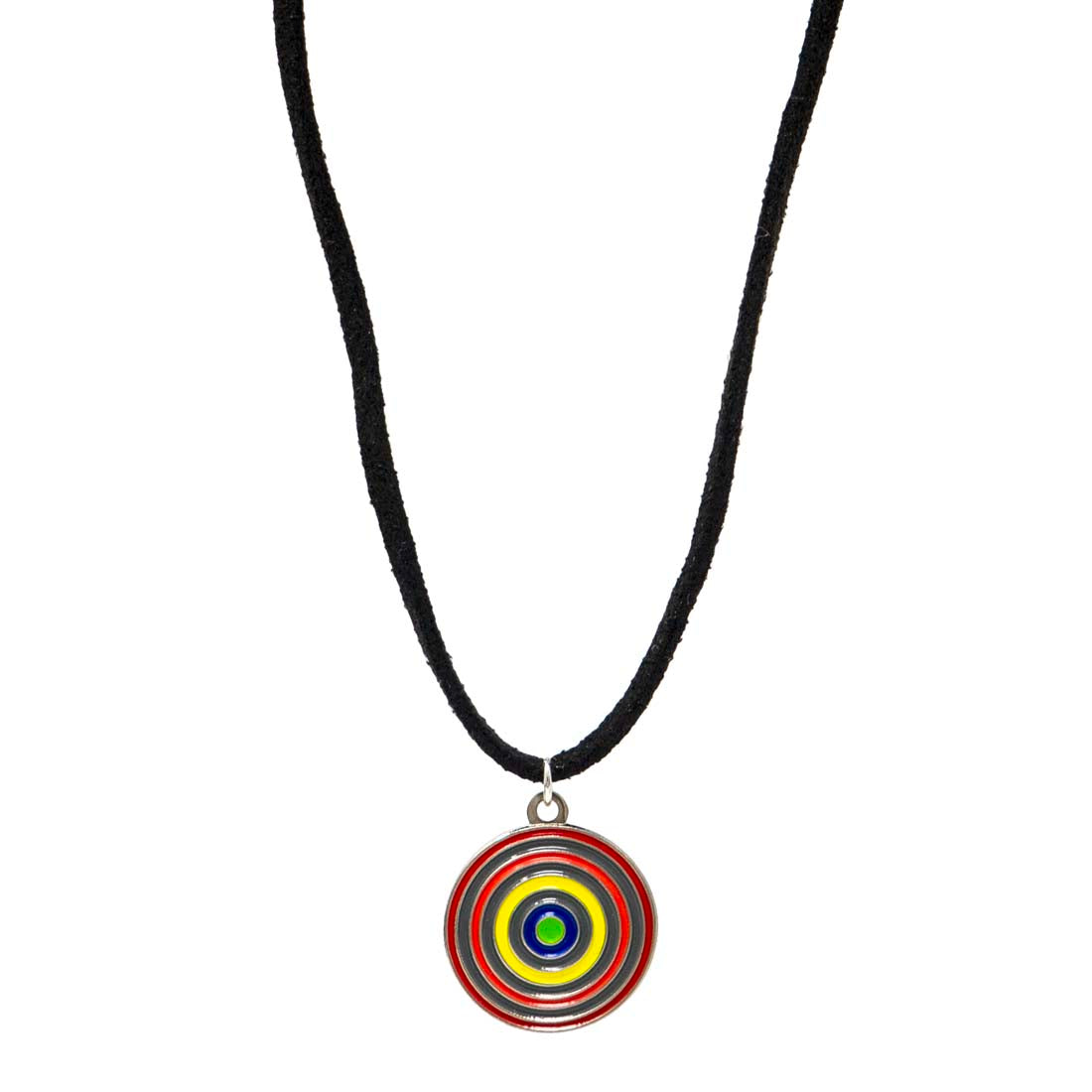 Rainbow Leather Cord Necklace
