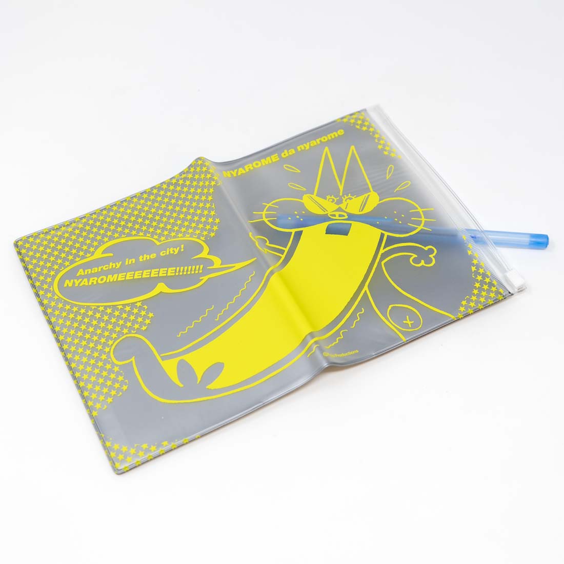 Gray case with yellow design and 'NYAROME da nyarome' text on a white background